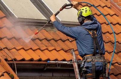 Démoussage et hydrofuge de toiture à Garos